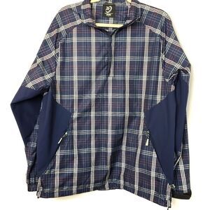 Zero Restriction Tour Series 2R Plaid Windproof Waterproof Pullover Wind Breaker